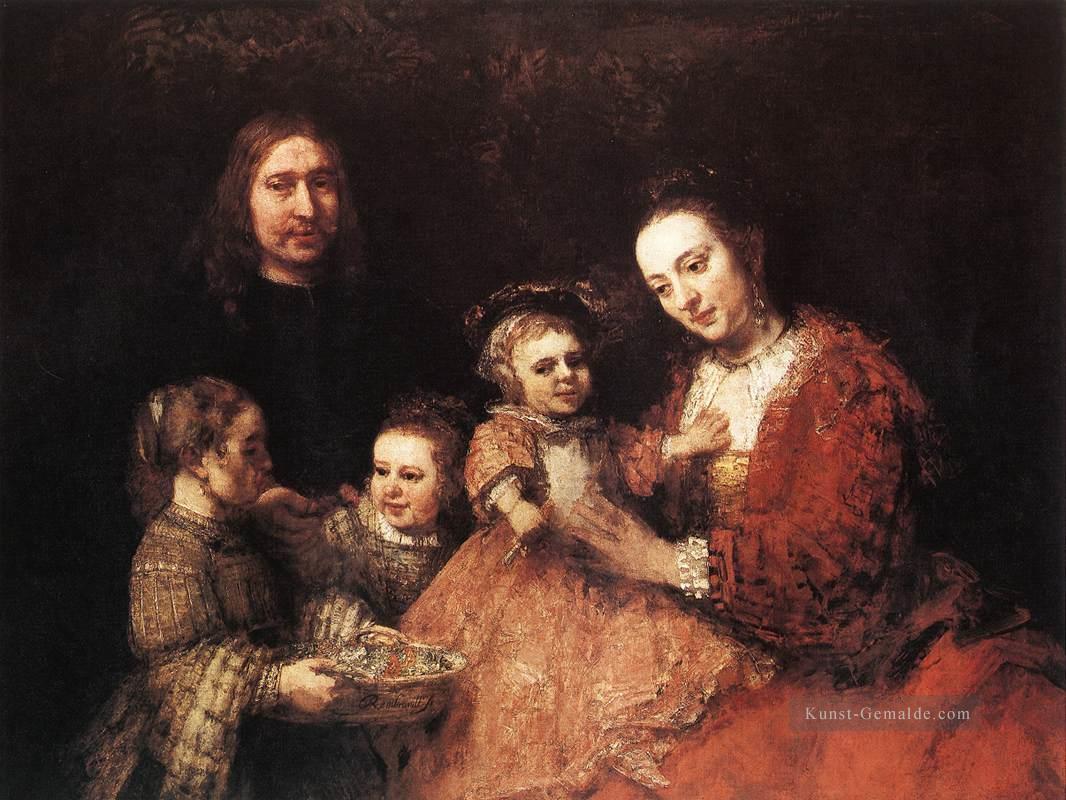 Familien Rembrandt Ölgemälde